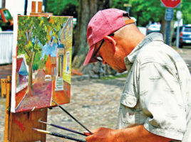 Michael Torrisi Street Painter | Nantucket, MA