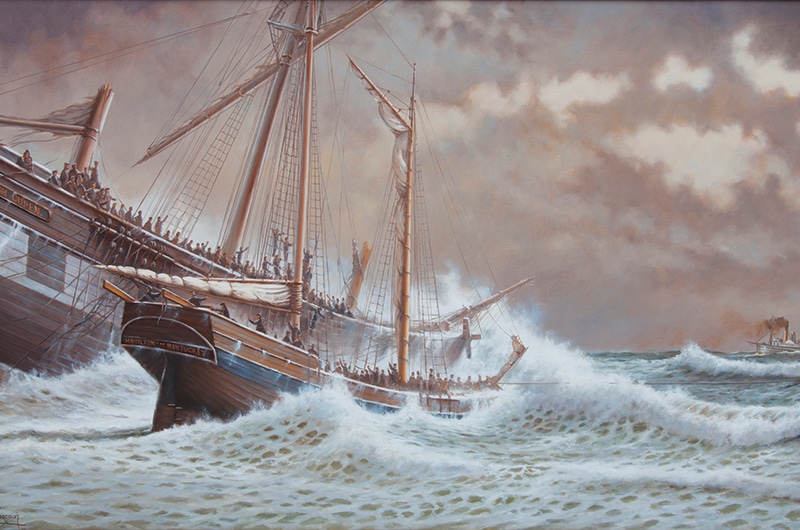 Historic Shipwreck & Rescue Featured in New Exhibit - Yesterdays Island,  Todays Nantucket