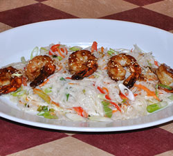 Stir Fry Noodles and Shrimp