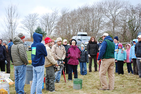 Planting Daffodils on Nantucket
