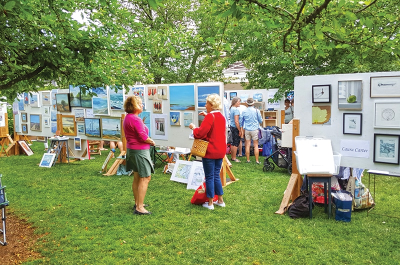 Sidewalk Art Show | Nantucket, MA