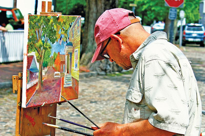 Michael Torrisi Street Painter | Nantucket, MA