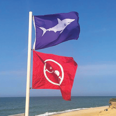 shark flag | Nantucket, MA