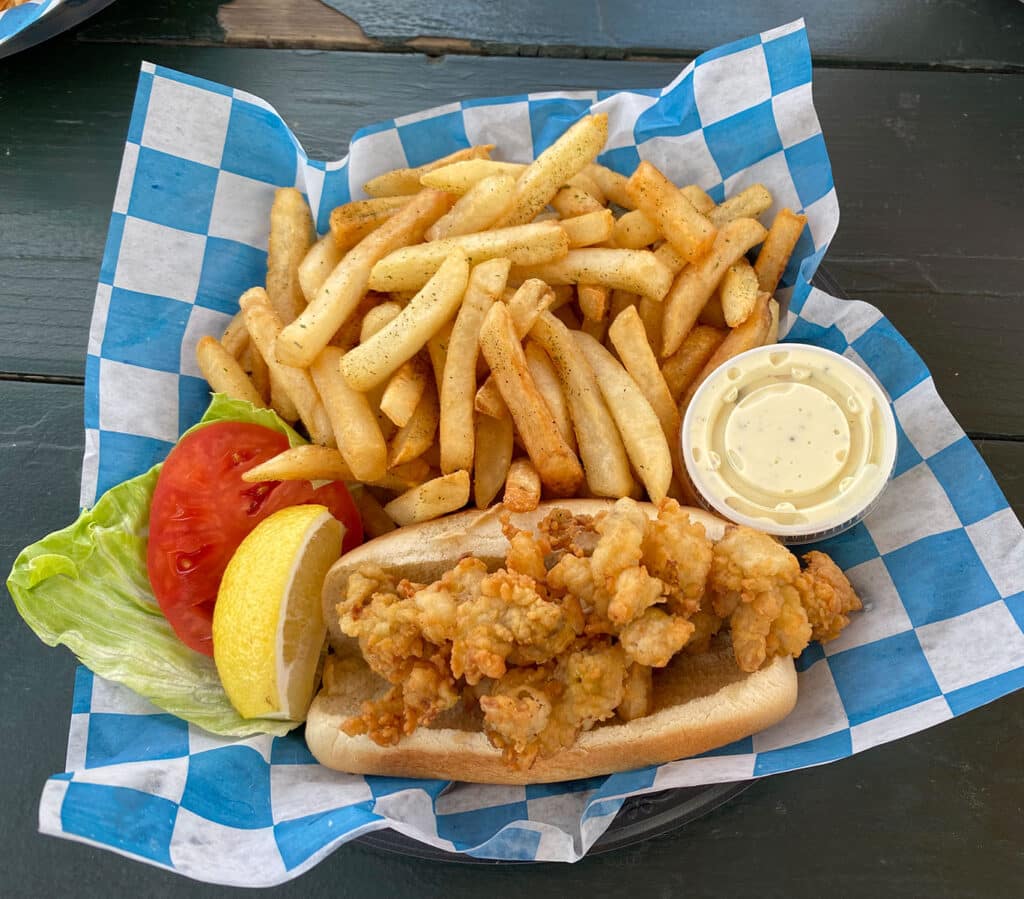 Fried Clam Roll - Easy Street Cantina