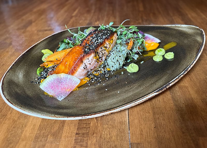 Featured Restaurant: Dune: Miso Glazed Scottish Salmon