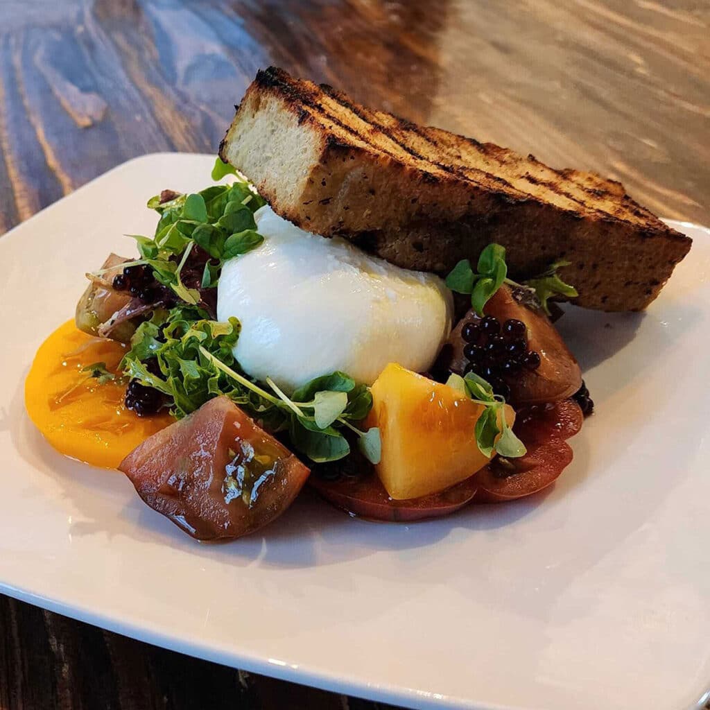 The Brotherhood of Thieves: Heirloom Tomatoes with Burrata