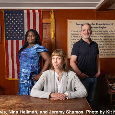 Danielle Lewis, Nina Hellman, and Jeremy Shamos. Photo by Kit Noble.