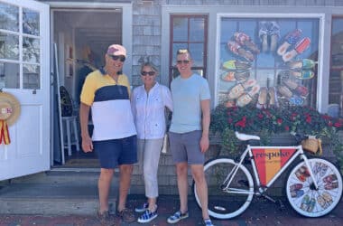 Cover photo: Chris, and his parents Ed and Michele Bartick at Respoke Nantucket. It is his father Ed’s ancestral lineage that is from the Coffin name.