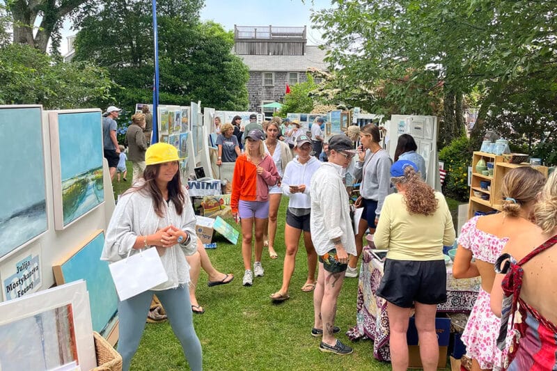Nantucket Sidewalk Art Show 2025