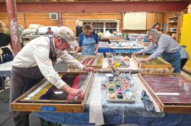 Traditional heritage craft workshop at Nantucket Historical Association