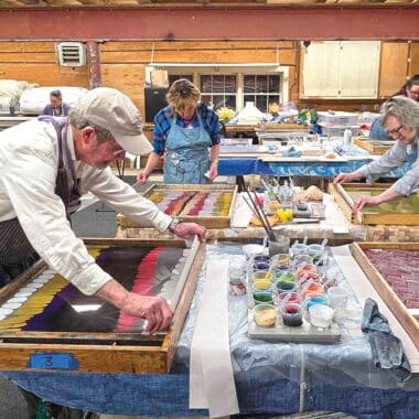 Traditional heritage craft workshop at Nantucket Historical Association