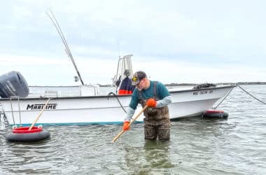 Nantucket quahogging adventure in Madaket harbor by Steve Tuna Tornovish