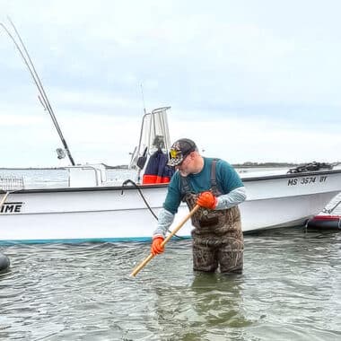 Nantucket quahogging adventure in Madaket harbor by Steve Tuna Tornovish