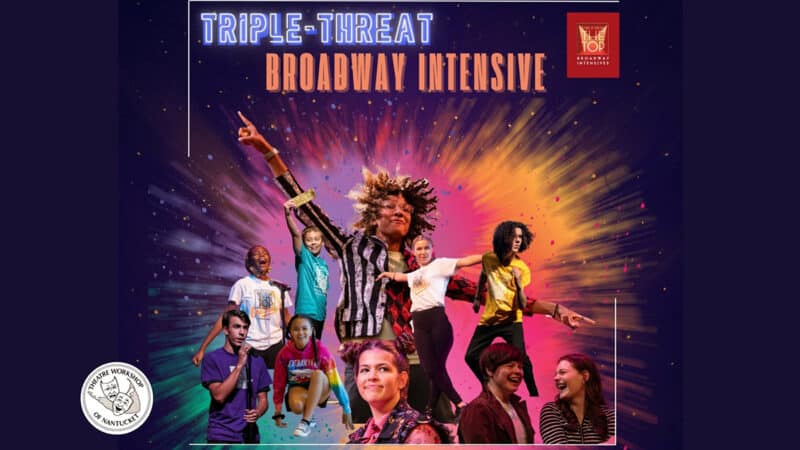 Children participating in Nantucket summer theatre and art programs
