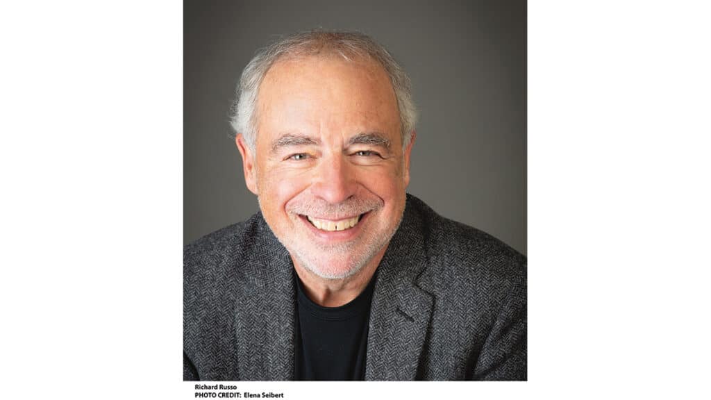Richard Russo speaking at Nantucket Book Festival event