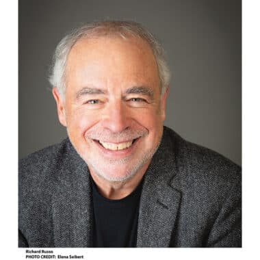 Richard Russo speaking at Nantucket Book Festival event