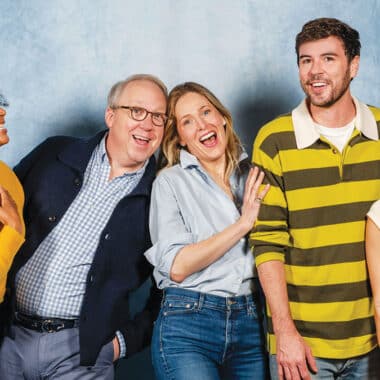 Cast performance of Eureka Day at Theatre Workshop of Nantucket