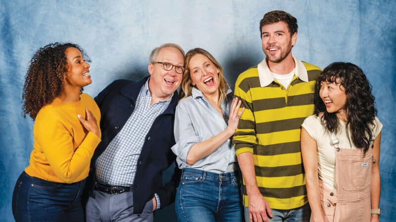 Cast performance of Eureka Day at Theatre Workshop of Nantucket