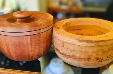 Handcrafted Nantucket lightship basket molds created by Master Basketmaker Paul Willer