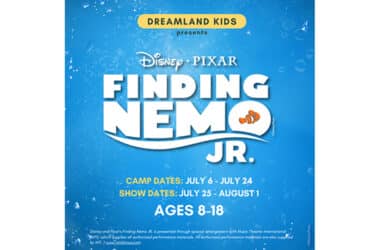 Young performers rehearse Disney's Finding Nemo JR on stage at the Nantucket Dreamland as part of the summer youth theatre program with the Boys & Girls Club.