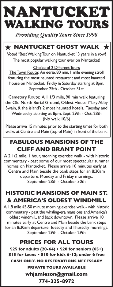 Nantucket Walking Tours